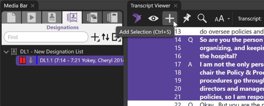 Thumbtack Icon for pinning a transcript