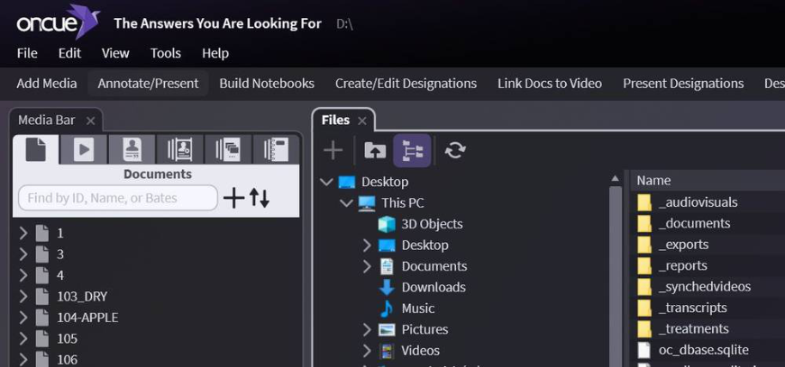 Selecting Add Media from the Workflow Ribbon