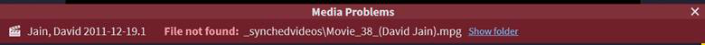 File not found error message