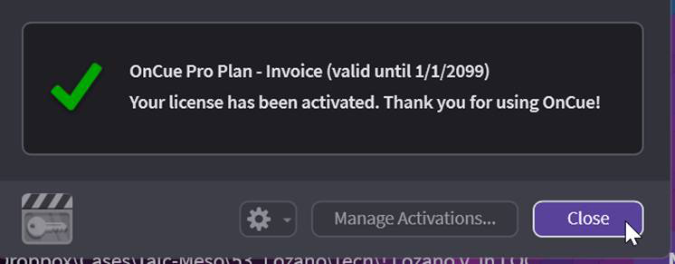 Clicking NEW to get started