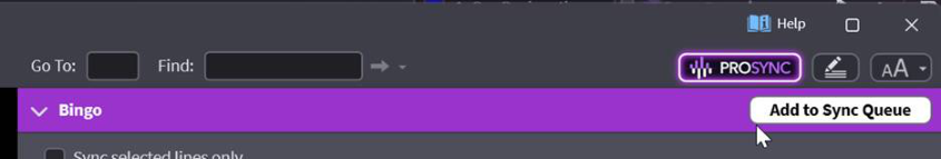 Queue of multiple transcripts syncing
