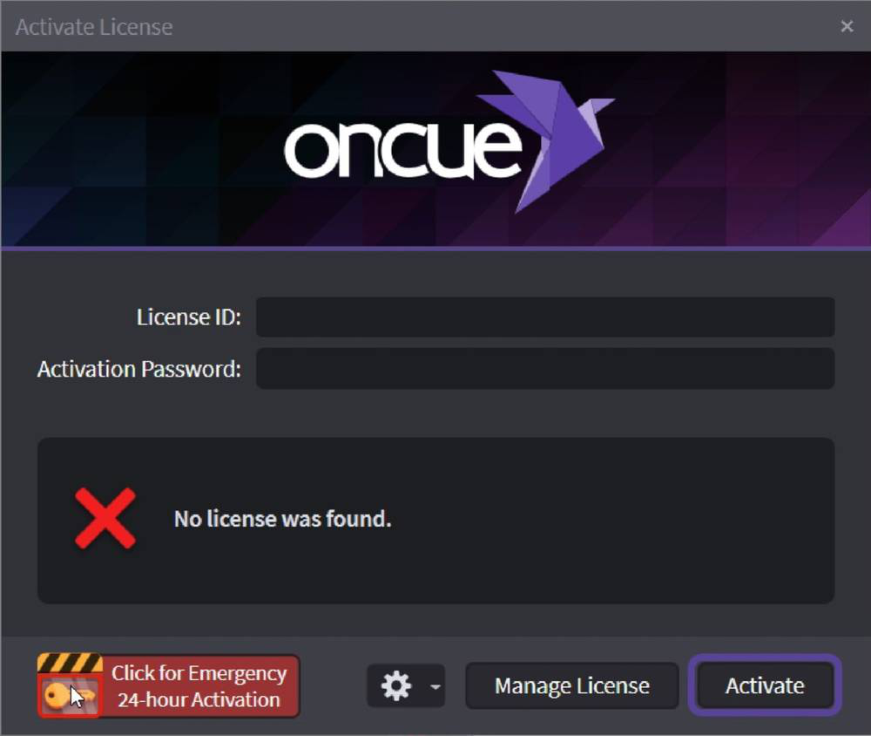 Emergency 24-hour activation option