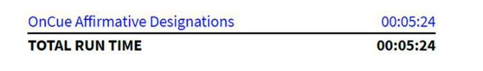 Cover page showing highlighter totals